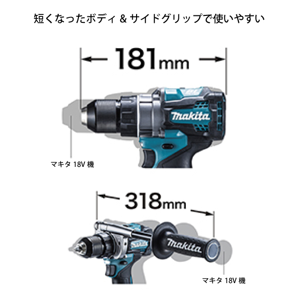 マキタ（makita） 充電式ドライバドリル DF001GRDX バッテリ・充電器付