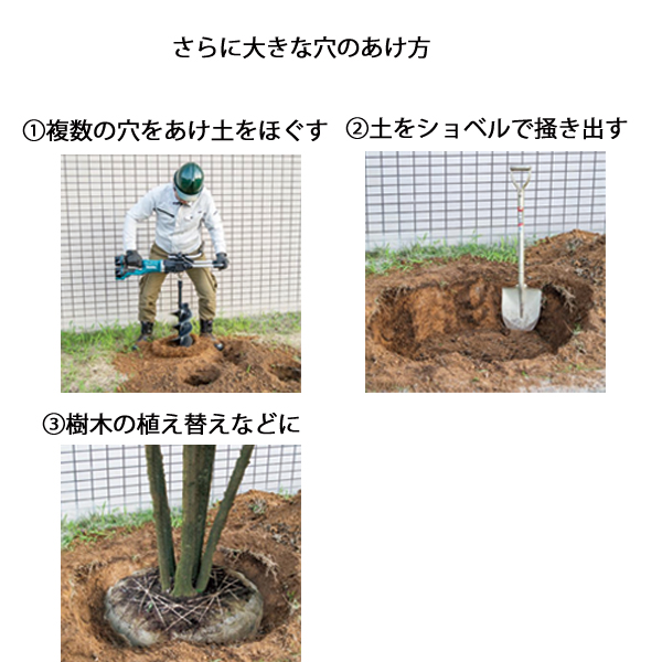 マキタ（makita） 36V 充電式アースオーガ 200mm 本体のみ DG461DZ 工具 穴掘り 穴掘り機 バッテリ・充電器別売 | マキタ | 16
