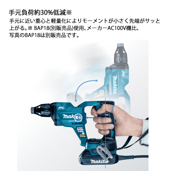 マキタ（makita） 18V 充電式スクリュードライバ 本体のみ FS600DZ