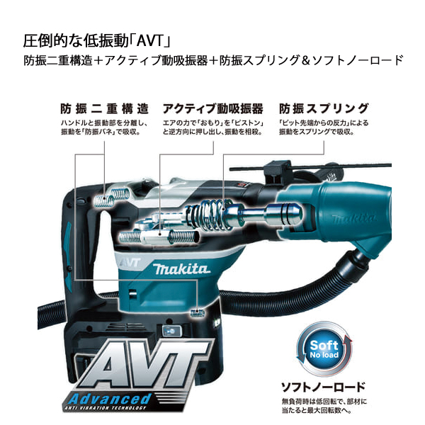マキタ(makita) 36V 充電式ハンマドリル 40mm 本体のみ マキタ(makita) 36V 充電式ハンマドリル 40mm 本体のみ