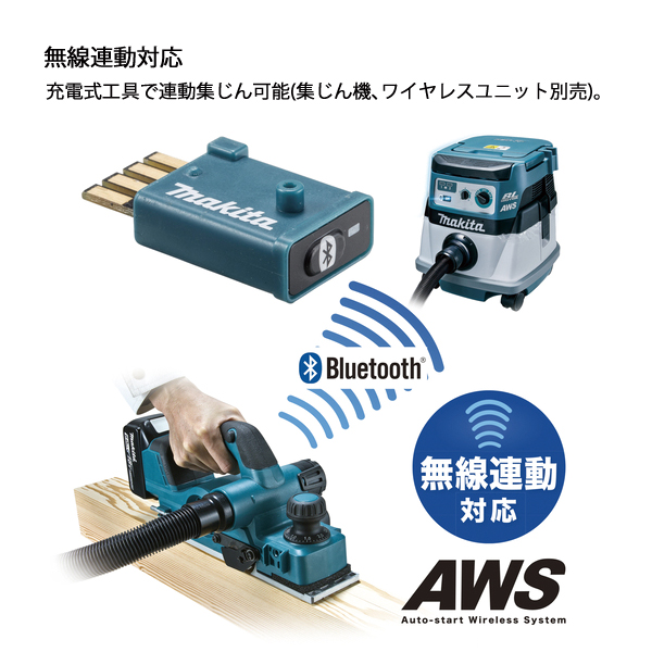 マキタ（makita） 18V 充電式カンナ 82mm 本体のみ KP181DZ 工具