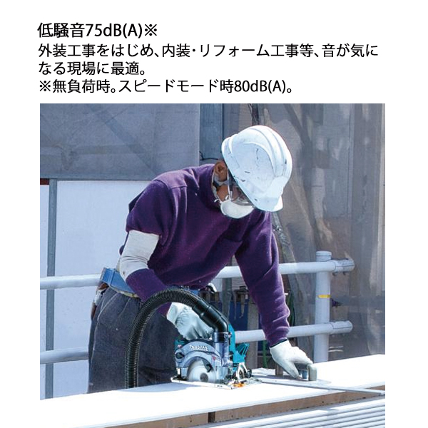 マキタ マキタ（makita） 40Vmax 充電式防じんマルノコ 125mm 本体のみ  