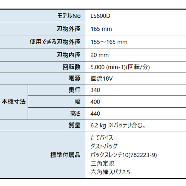 マキタ（makita） 18V 充電式卓上マルノコ 165mm 本体のみ LS600DZ