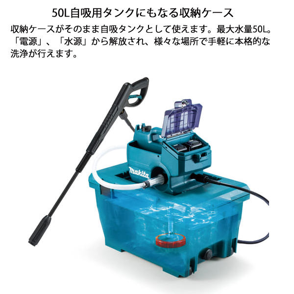 マキタ（makita） makita 36V 充電式 高圧洗浄機 本体のみ MHW080DZK