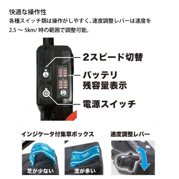 マキタ（makita） makita 36V 充電式芝刈機 スチールデッキ 460mm 本体