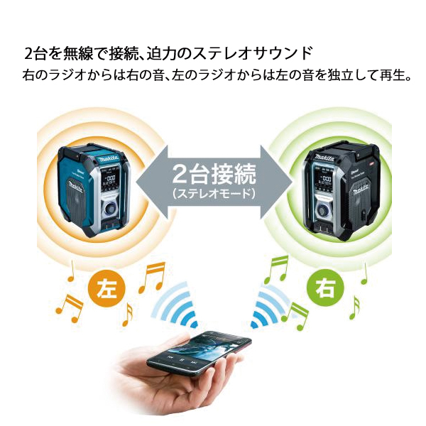 マキタ（makita） 40Vmax/18V/14.4V/10.8V 充電式ラジオ 本体のみ