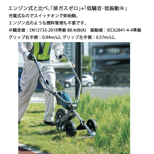 マキタ40Vmax充電式草刈機本体のみ②（新品未使用）★プロ仕様★エンジン換算30cc、自動変速機構、キックバック防止機構、自動冷却機構、防滴、防塵 マキタ 40V充電式草刈機（本体のみ） MUR015GZ