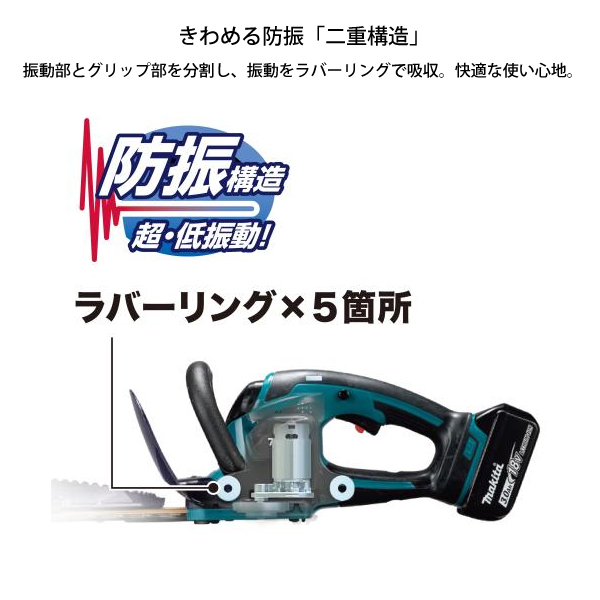 マキタ makita 18V 充電式ヘッジトリ...の詳細画像5