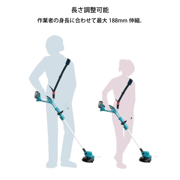 マキタ（makita） makita 18V 充電式草刈機 ナイロンコード 本体のみ