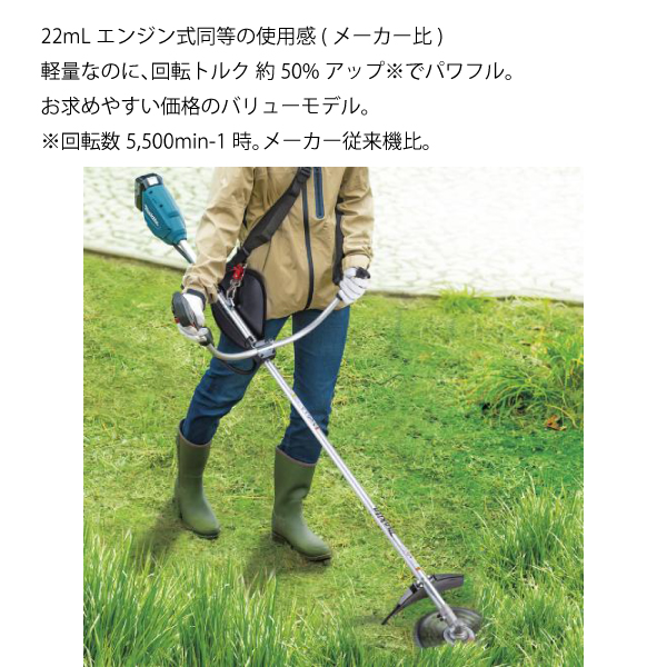 マキタ（makita） 18V 充電式草刈機 Uハンドル バッテリー ・充電器