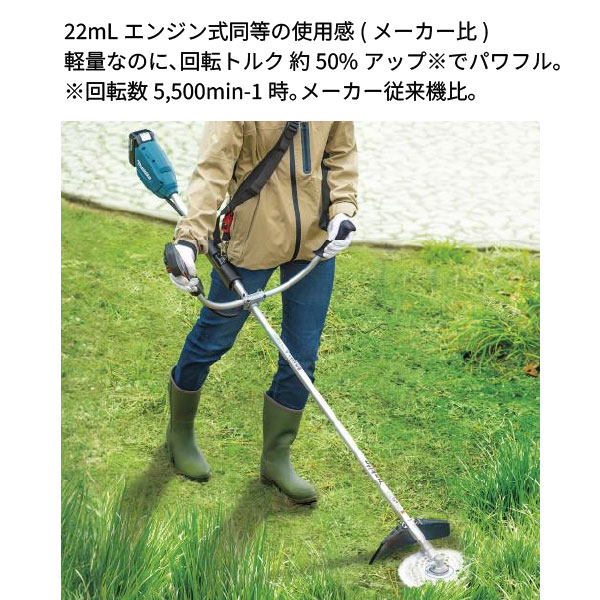 マキタ（makita） 18V 充電式草刈機 Uハンドル バッテリー ・充電器