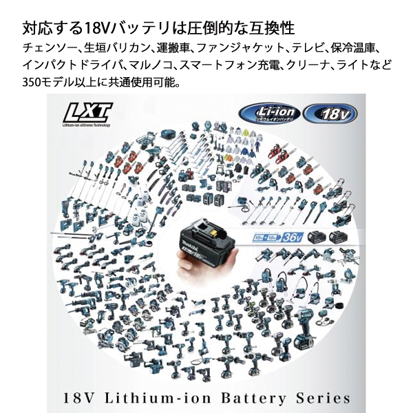 マキタ（makita） makita 36V 充電式草刈機 Uハンドル 左右非対称 本体