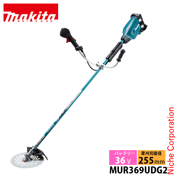 マキタ（makita） 充電式草刈機 Uハンドル MUR369UDG2 刈払機 草刈り機