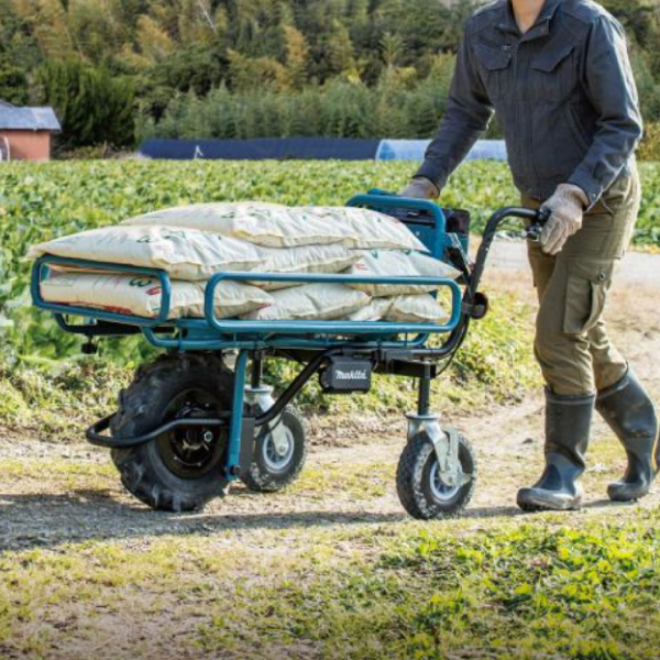 マキタ　充電式三輪ネコ車 マキタ（makita） makita 18V 充電式運搬車 本体 ＆ パイプフレーム