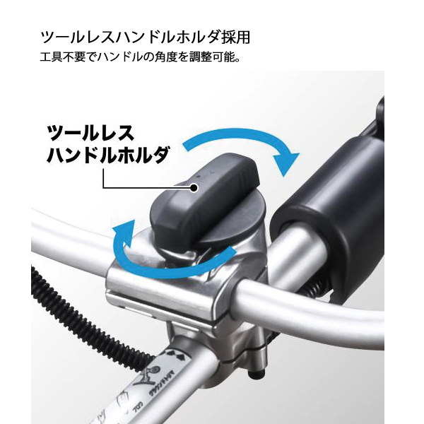 マキタ草刈機40Vmax スーパーカルマー、トリマーハンドル付。バッテリーなし マキタ（makita） 40Vmax充電式スプリットUハンドル ヘッジトリマ