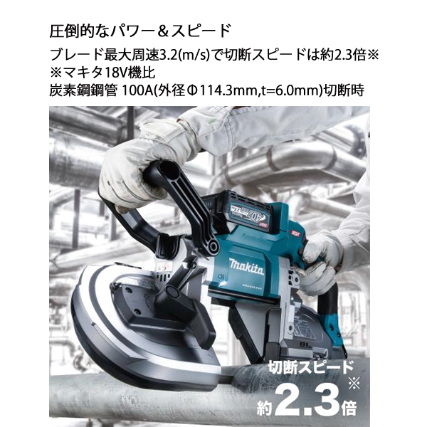 マキタ（makita） 40Vmax 充電式ポータブルバンドソー バッテリー