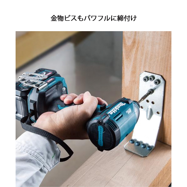 マキタ　40vmax インパクトドライバー　バッテリー4.０A マキタ（makita） 40Vmax充電式インパクトドライバ TD003GZ 本体のみ