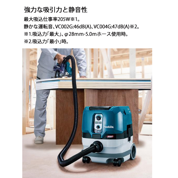 マキタ（makita） 40Vmax 充電式集じん機 8L 本体のみ VC002GZ 掃除機