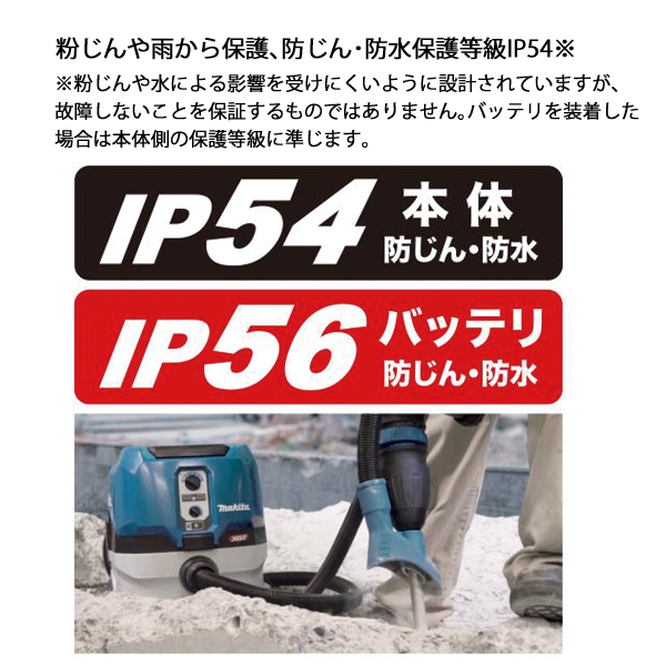 マキタ（makita） 40Vmax 充電式集じん機 8L 本体のみ VC002GZ 掃除機