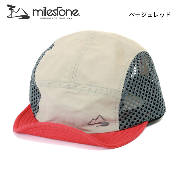 マイルストーン  オリジナルキャップ MSC-018 アウトドア 帽子 ユニセックス キャップ メッ...