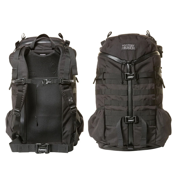 リュック　ブラックバックパック(モールシステム対応) molleシステム バックパック（リュックサック、デイパック