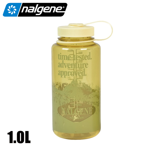 ナルゲン  75th 広口1.0L マウンテン 91452 アウトドア キャンプ ボトル バター 水筒 記念 登山 | NALGENE