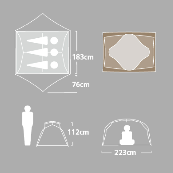 NEMO（ニーモ） ニーモ・イクイップメント オーロラリッジ 3P NEMO NM