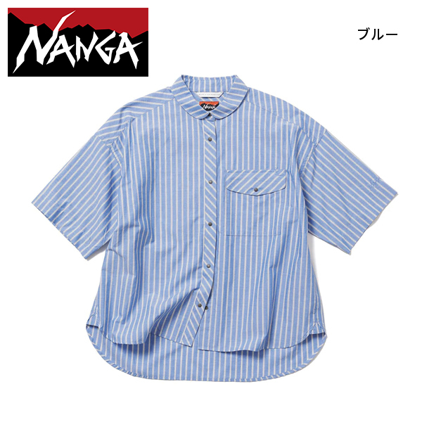 NANGA ナンガ シャツ スプリングストライプシャツ レディース アウトドア 半袖 N2501-1J508B 楽天市場】NANGA ナンガ シャツ スプリングストライプシャツ