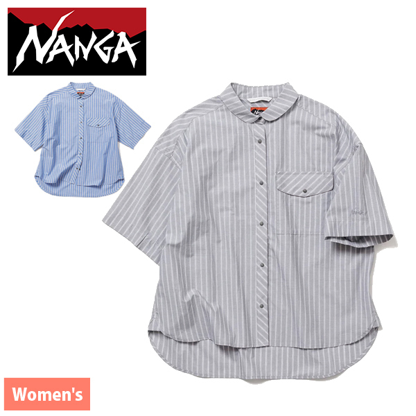 ナンガ  スプリングストライプシャツ レディース N2501-1J508B アウトドア ウェア トップス レディース NANGA