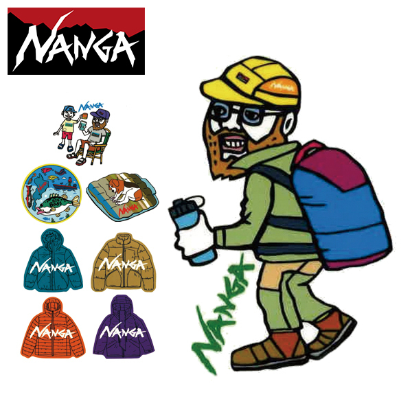 Yahoo! Yahoo!ショッピング(ヤフー ショッピング)ナンガ  NANGAxUSHIODA ステッカー N2502-3L005Z アウトドア シール NANGA ウシオダヒロアキ キャンプ