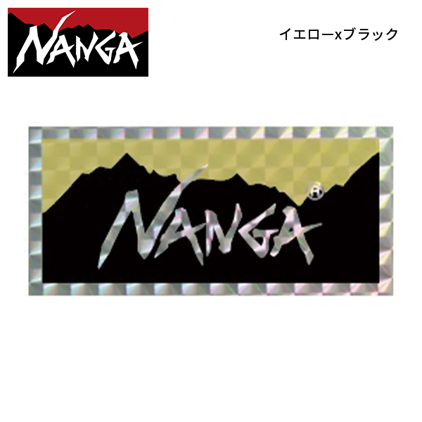 NANGA（ナンガ） ホログラフィックロゴステッカー NA2353-3G512