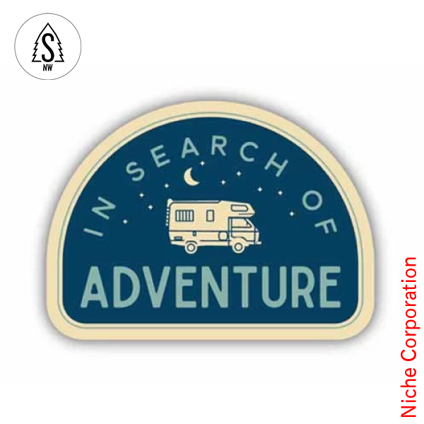 Yahoo! Yahoo!ショッピング(ヤフー ショッピング)スティッカーズ ノースウエスト  プリントステッカー IN SERCH OF ADVENTURE PATCH 0539-LSTK シール