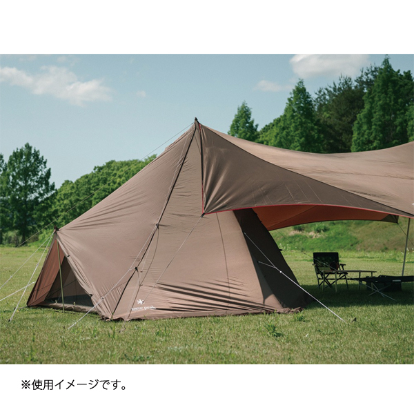 スノーピーク 雪峰祭 タープ エクステンションテント 4 FES-433 限定品 追加 テント ワンポール型 ワンポールテント ティピーテント | snow peak | 03