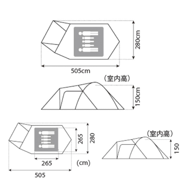 スノーピーク ドームテント 野遊びセット2023 アメニティドーム &タープスターターセット FK-284 ドーム型テント | snow peak | 09