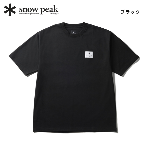 snow peak（スノーピーク） ニュースタンダード スクウェアロゴ T