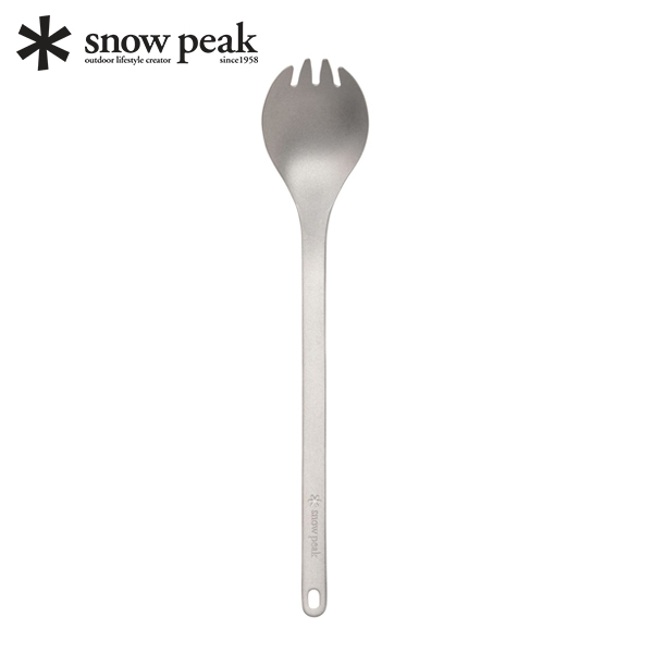 snow peak（スノーピーク） リサイクルチタン先割れスプーンロング SCT