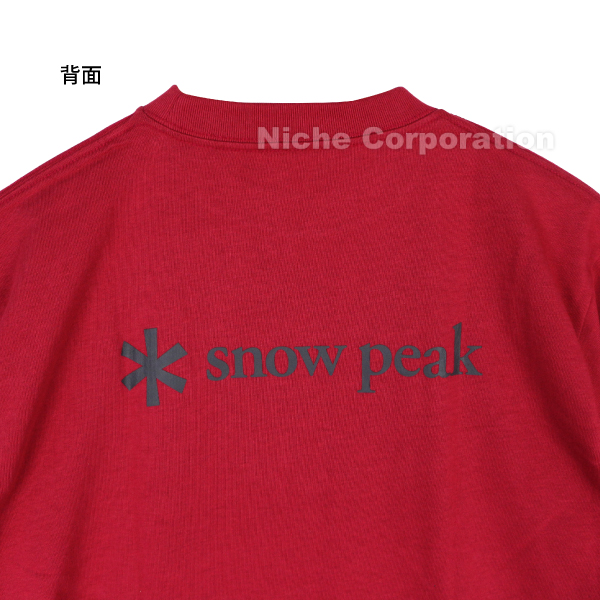 snow peak スノーピーク バックプリントロゴTシャツ SPE-TS