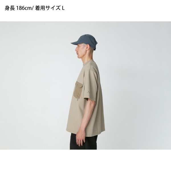 スノーピーク  インセクトシールド Tシャツ TS-25SU001 アウトドア ウェア トップス ユニセックス キャンプ用品 胸ポケット | snow peak | 08