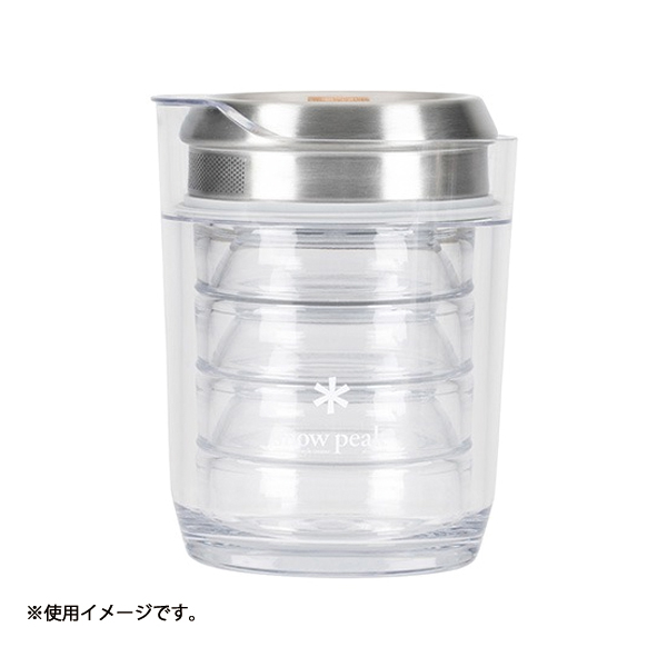 スノーピーク カップ サヨウ クリア湯呑み 2個セット TW-340  キャンプ用品 コップ アウトドア トライタン | snow peak | 04