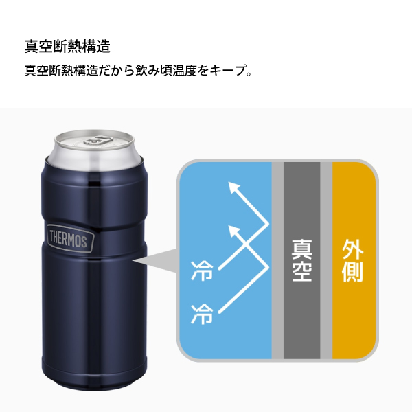サーモス  保冷缶ホルダー 500ml缶用 ROD-0051 アウトドア キャンプ ボトル｜niche-express｜07