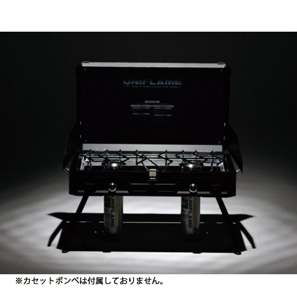 ユニフレーム ツインバーナー US-1900 ブラック LTD ＆ キッチンスタンド III ＆ キッチンtank 610350 611845 611715 ガスコンロ CB缶 アウトドア キャンプ | UNIFLAME | 09
