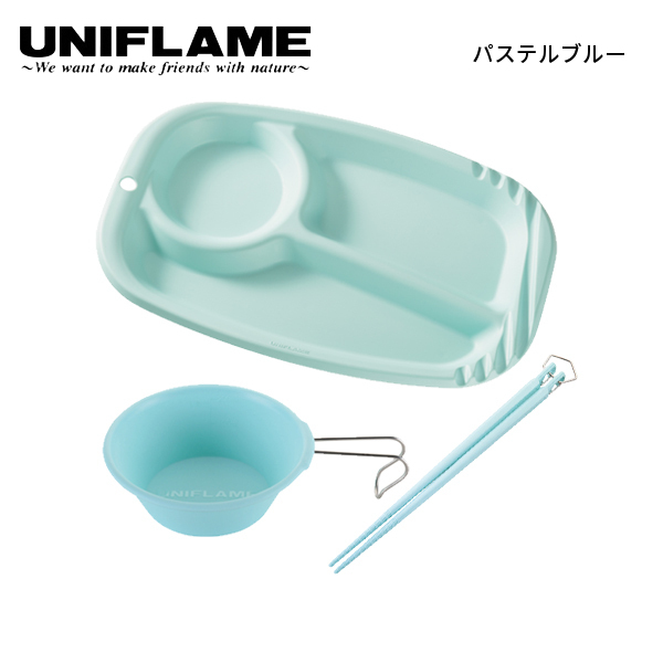 UNIFLAME（ユニフレーム） カラプレ &シェラカップ 300 &カラ箸 セット