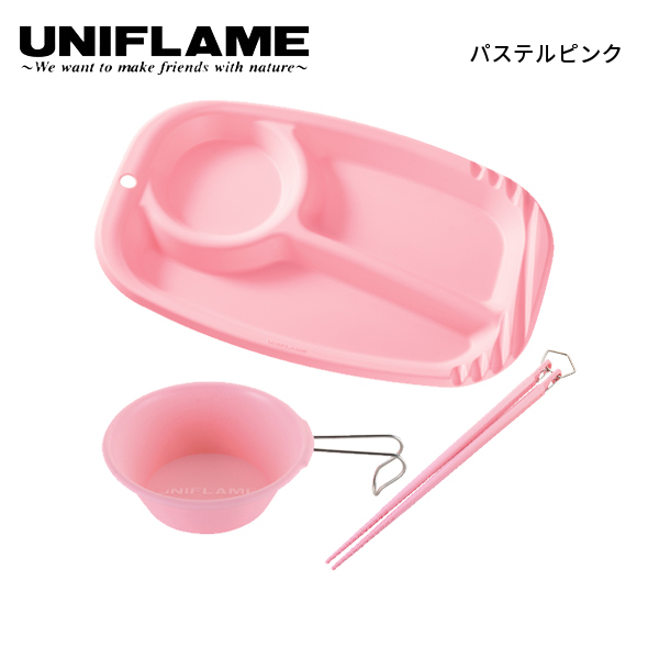 UNIFLAME（ユニフレーム） カラプレ &シェラカップ 300 &カラ箸 セット