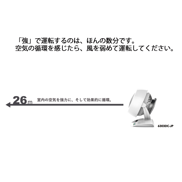 ボルネード サーキュレーター DCモーターモデル 6303DC-JP ホワイト |  | 06
