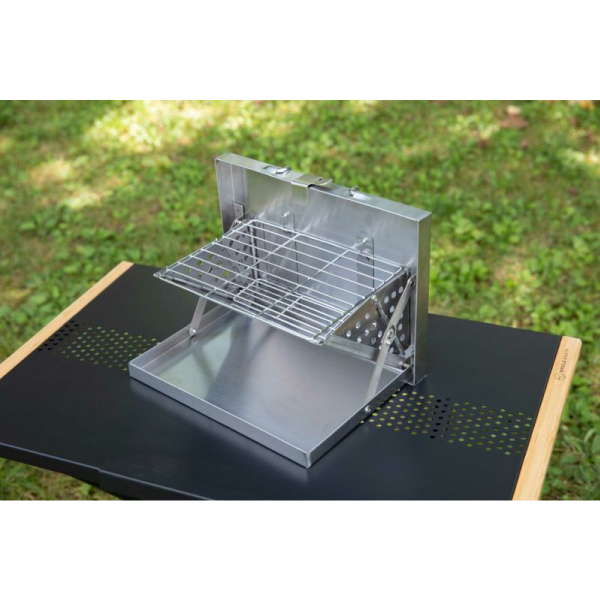 ホールアース ラップトップ グリル ミニ WE2KDF01-2 アウトドア キャンプ BBQ 焚き火 バーベキューコンロ 折りたたみ ソログリル コンパクト | WHOLE EARTH | 12