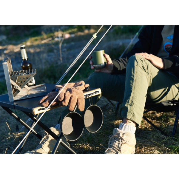 ホールアース ラップトップ グリル ミニ WE2KDF01-2 アウトドア キャンプ BBQ 焚き火 バーベキューコンロ 折りたたみ ソログリル コンパクト | WHOLE EARTH | 02