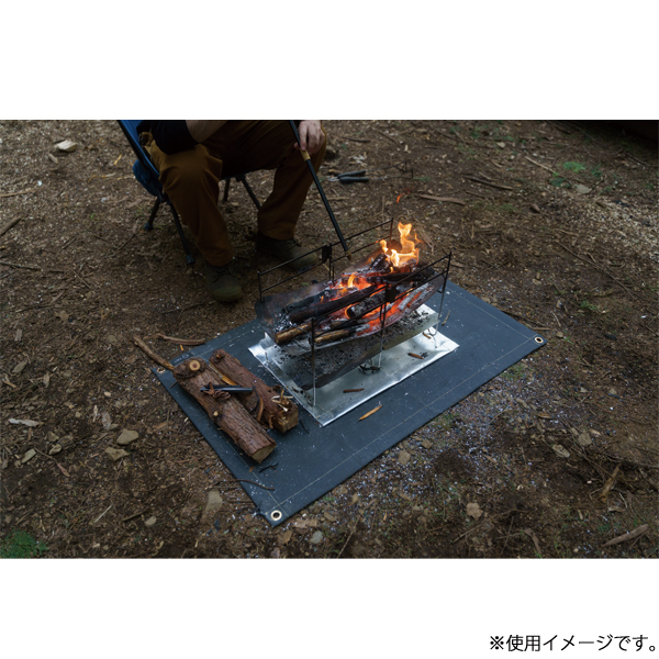ゼンキャンプス 焚き火専用遮熱シート BI-8XKX-9U1V アウトドア