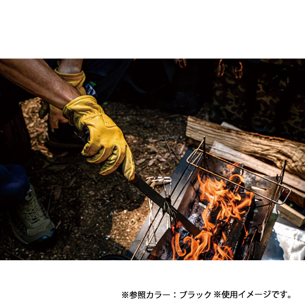 ゼンキャンプス 火バサミ兼トング シルバー UW-ZB3Q-XZDH アウトドア