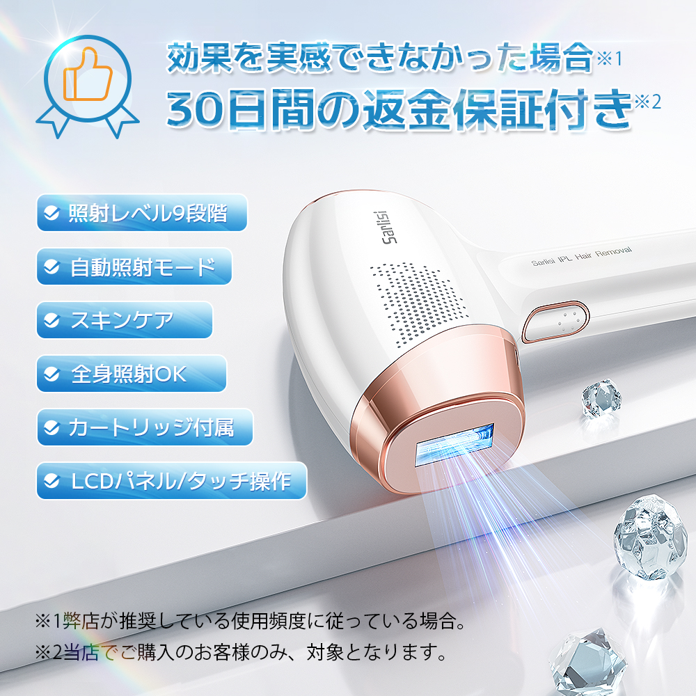 脱毛器 サファイア冷却機能 光美容器 vio対応 サーリシ 光脱毛器 メンズ 脱毛機 家庭用 レディース 全身 ムダ毛処理 ヒゲ フラッシュ 関連画像1
