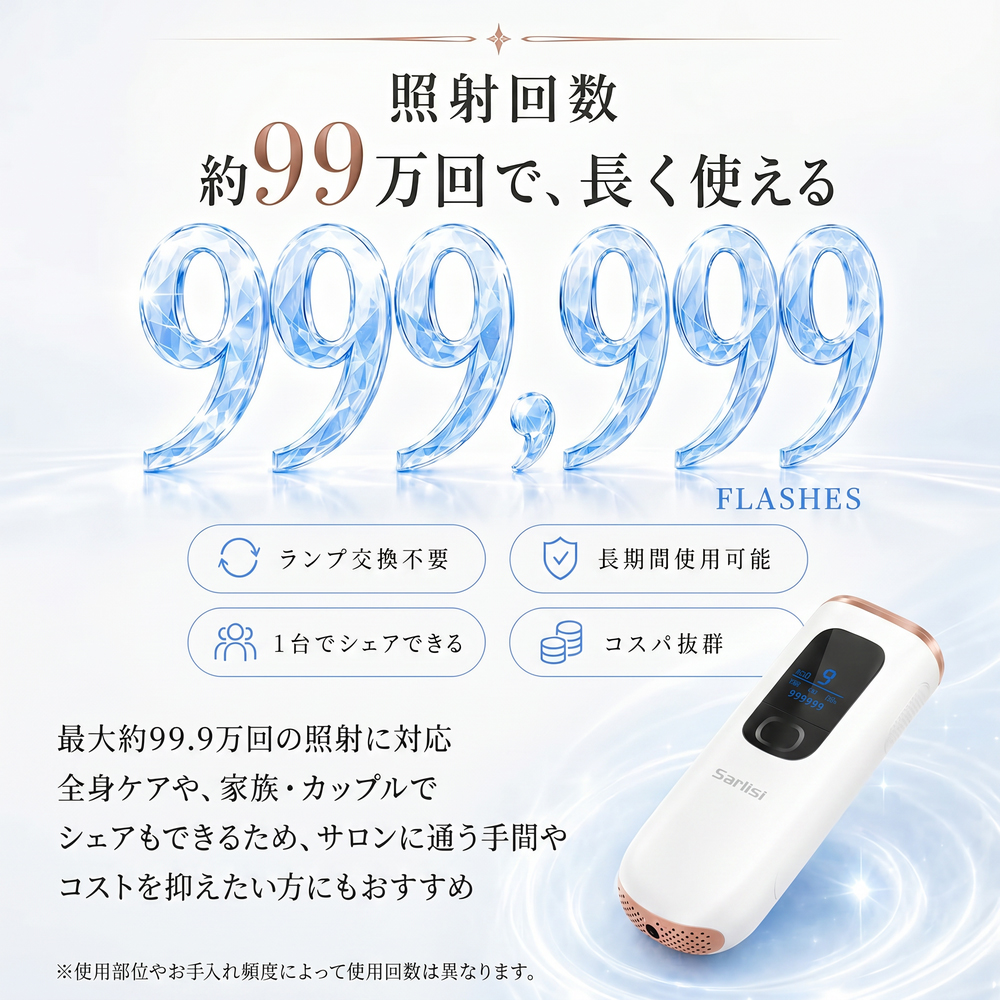 Sarlisi 脱毛器 冷感脱毛器 冷却脱毛器 光美容器 新型 脱毛機 サーリシ